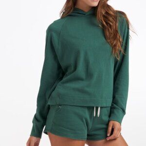 Vuori Sunnyside 100% Cotton French Terry Hoodie Cactus Women's XS